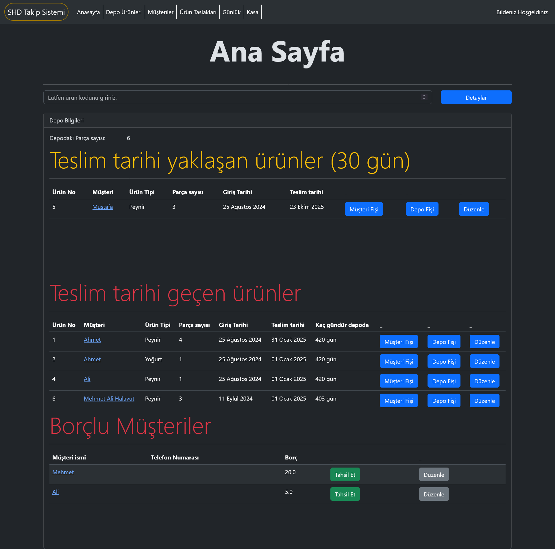 E-Ticaret Ana Sayfa